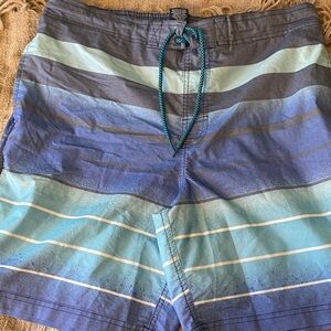 George Men's Ocean Blue Gradient Swim Shorts